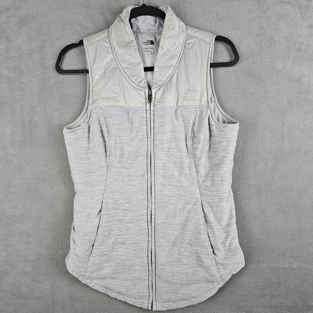 The North Face Gray Sleeveless Zip Vest Lightweight Outdoor Layer Size Small
